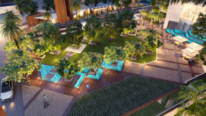 central courtyard