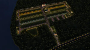 aerial night