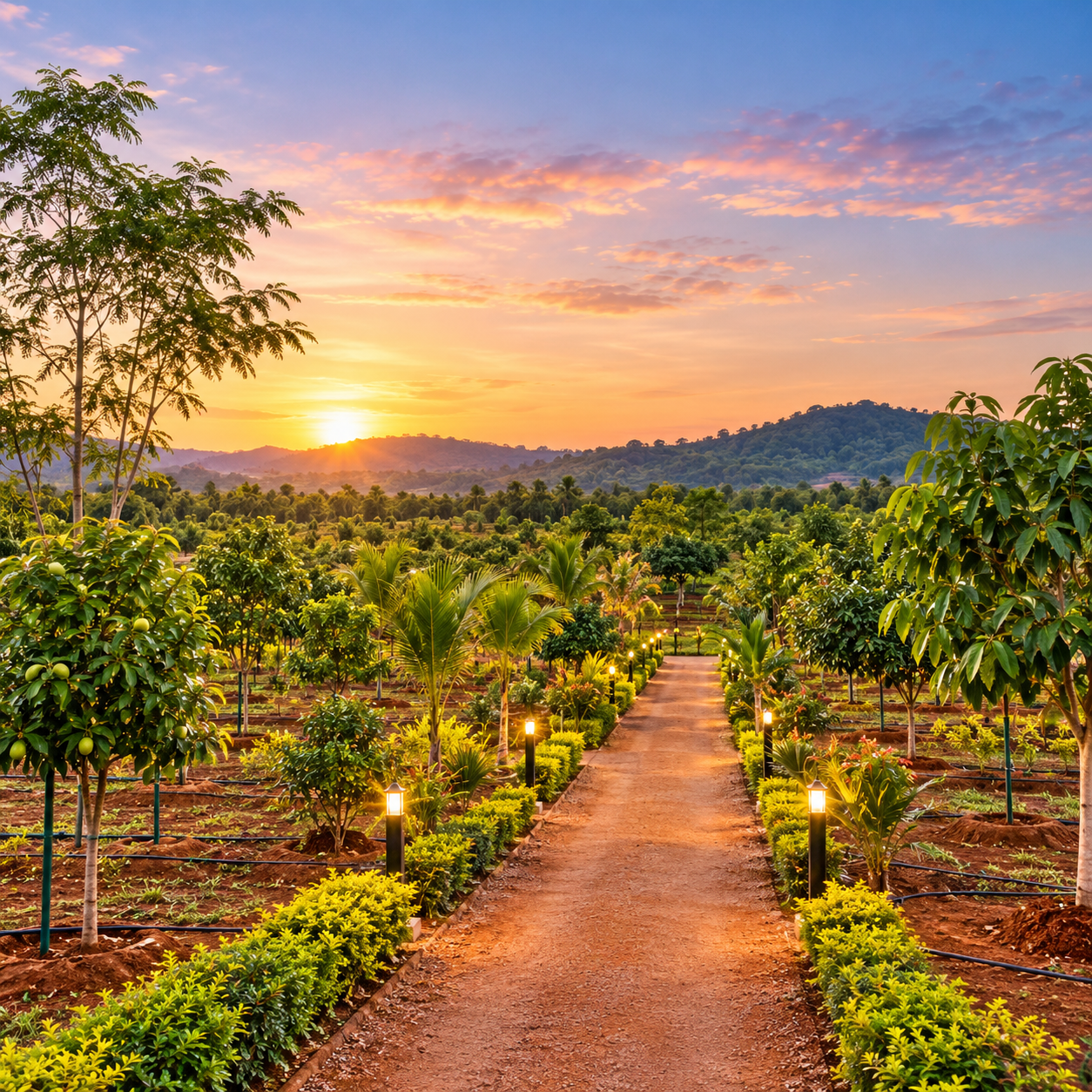 golden hour plantation avenue